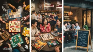 wo man in Singapur Brettspiele spielen kann